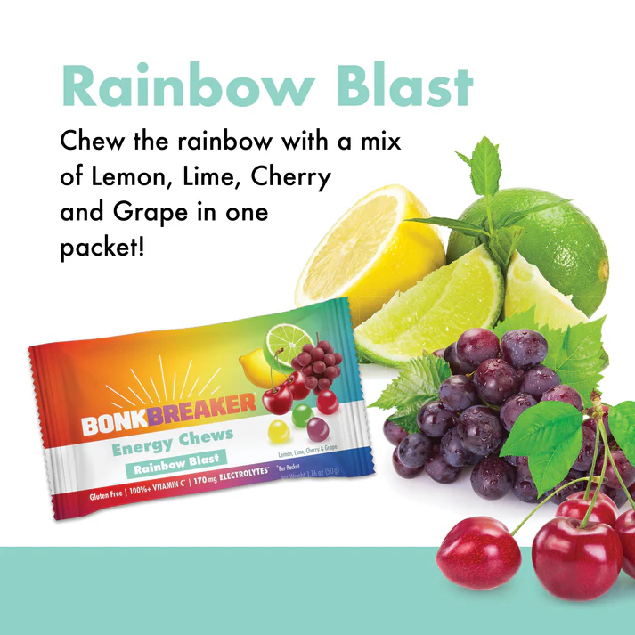 Bonk Breaker Rainbow Blast Energy Chews - 1 pack