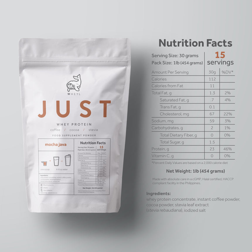 JUST Mocha Java Whey Protein – ATIS.ph