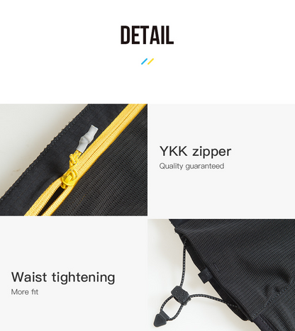 Aonijie W8122 Running BLACK WAIST BELT BAG