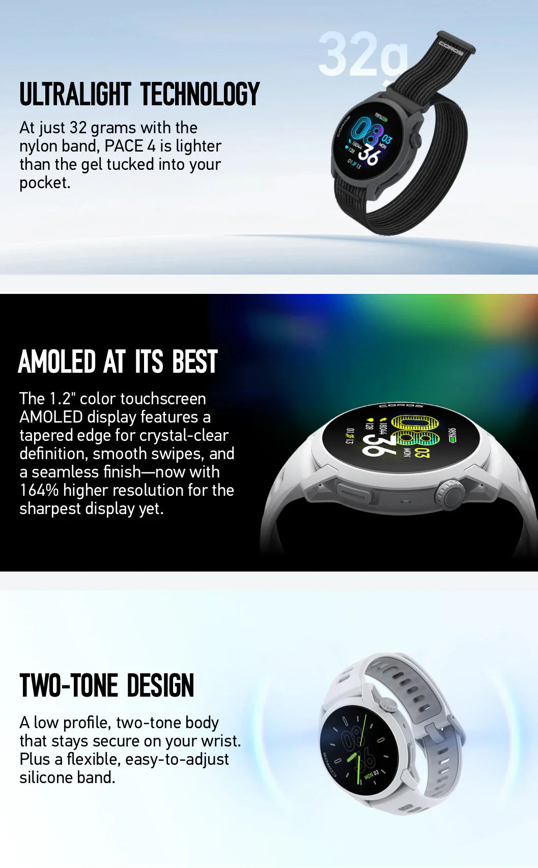 COROS PACE 4 GPS Sport Watch