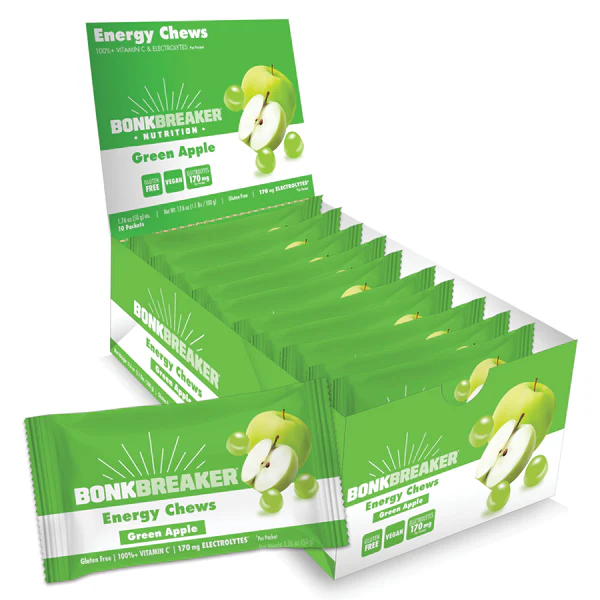 Bonk Breaker Green Apple Energy Chews - 1 pack