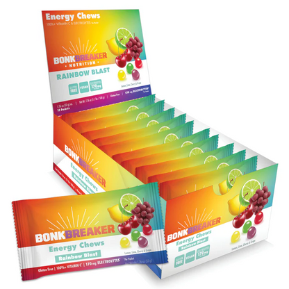 Bonk Breaker Rainbow Blast Energy Chews - 1 pack