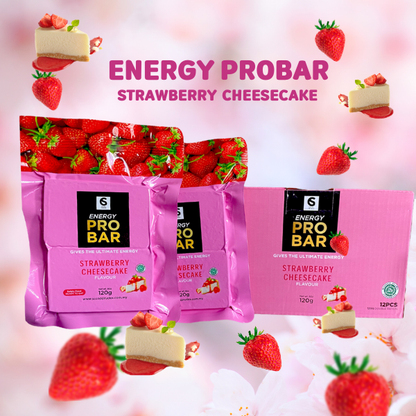 STRAWBERRY CHEESECAKE High Energy Bar 120g - Exp. Date 2043