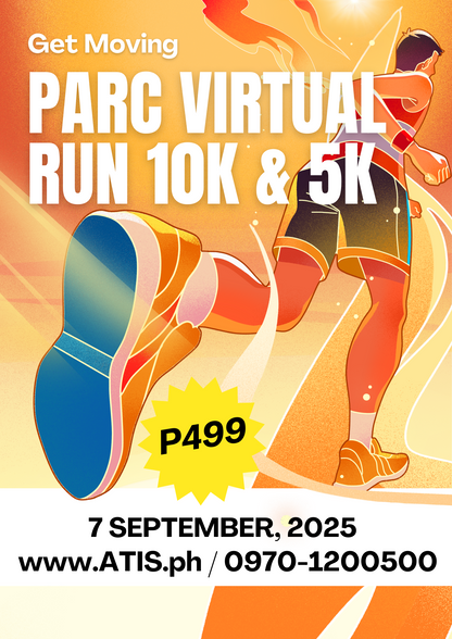 SEPTEMBER 7 - PARC VIRTUAL RUN 5km & 10km
