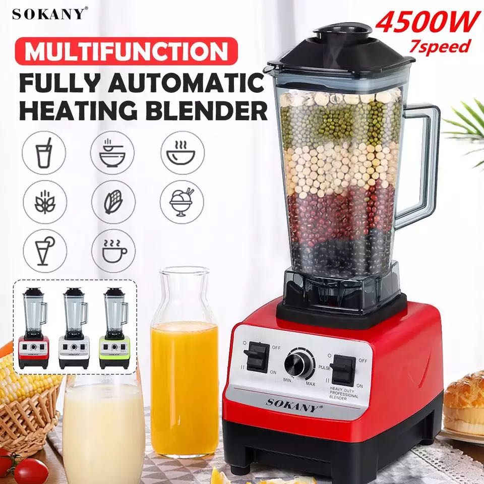 Sokany 2L Heavy Duty Commercial Blender BPA Free 4500W