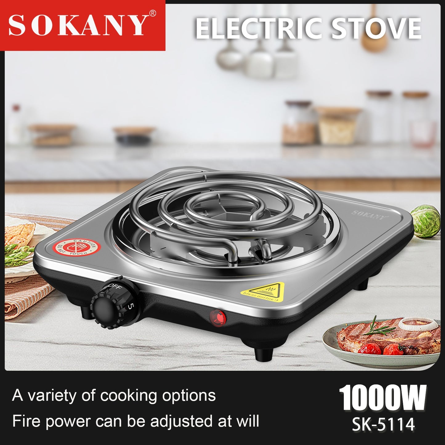 Sokany INDUCTION COOKER 1000W