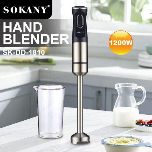 Sokany High Quality Hand Blender Food Mixer 1200W