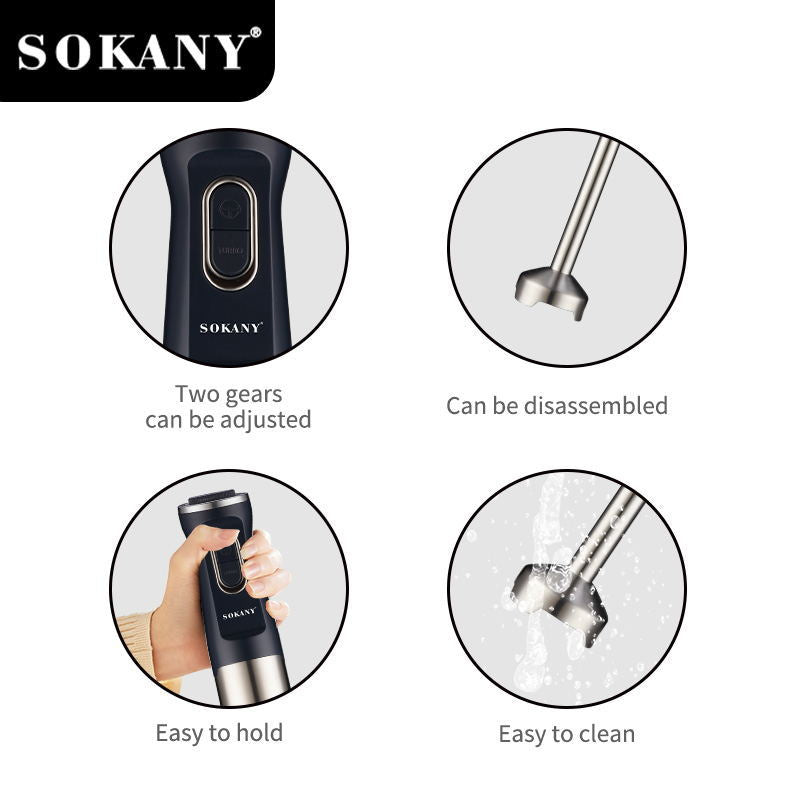 Sokany High Quality Hand Blender Food Mixer 1200W