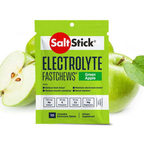 Saltstick FASTCHEWS 10ct. Packet- Green Apple