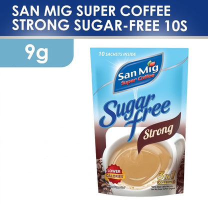 1 CASE - SAN MIG Super Coffee Strong Sugar-Free (SUP) (10g x 10sachet) - 30 packs