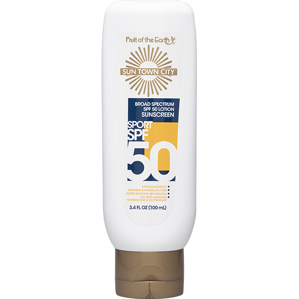 Sun Town City SPORT SPF 50 SUNSCREEN Lotion 8 oz (237ml)