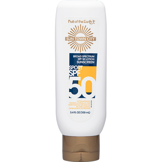 Sun Town City SPORT SPF 50 SUNSCREEN Lotion 8 oz (237ml)