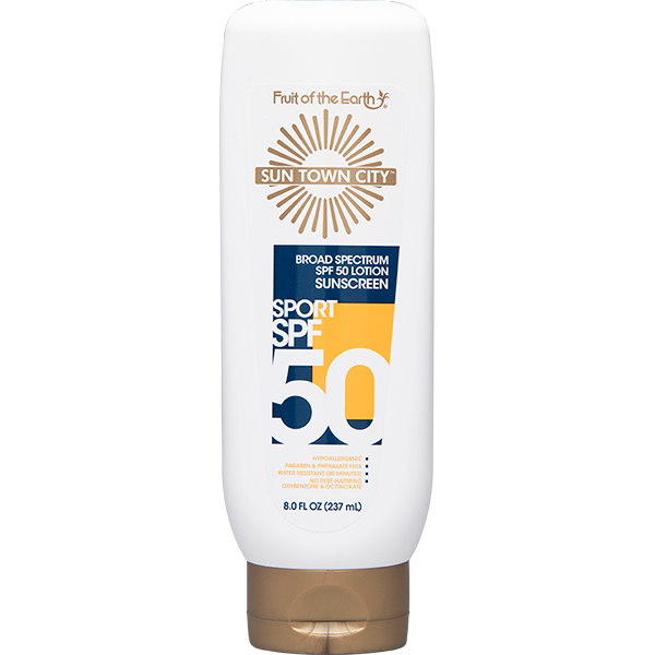 Sun Town City SPORT SPF 50 SUNSCREEN Lotion 8 oz (237ml)