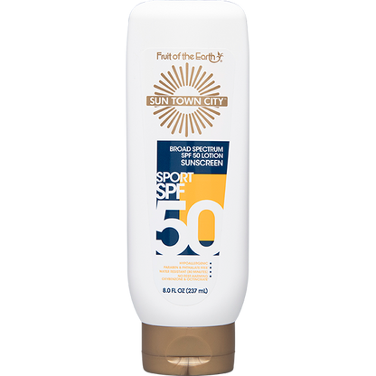 Sun Town City SPORT SPF 50 SUNSCREEN Lotion 8 oz (237ml)