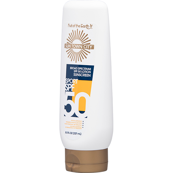 Sun Town City SPORT SPF 50 SUNSCREEN Lotion 8 oz (237ml)