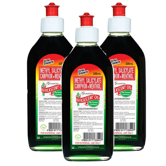 Efficascent Oil Extra Strength 235mL x 3 bottles