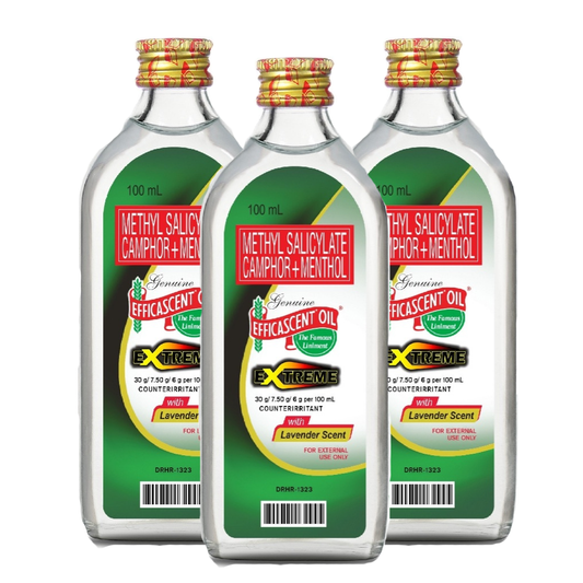 Efficascent Oil Extreme 100mL x 3 Bottles