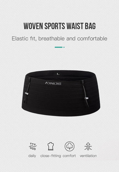 AONIJIE W8116 Outdoor Light Green Waist Belt Bag Light Weight