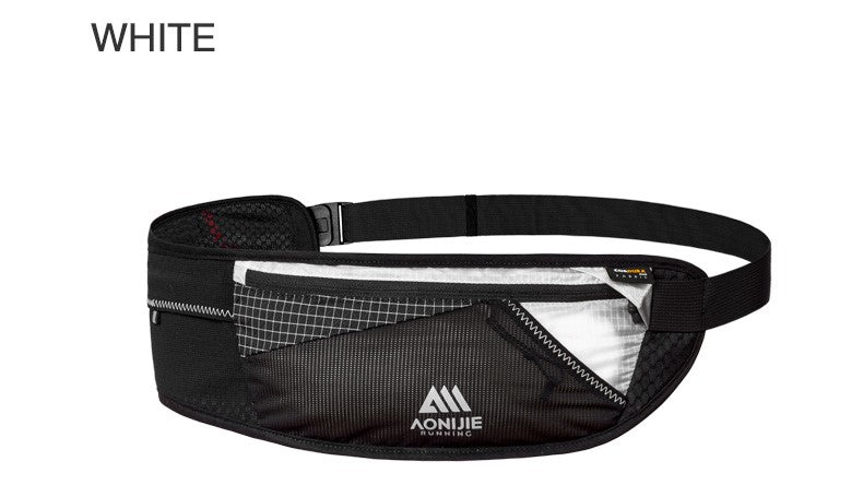 Aonijie W8117 Large Capacity SPORTS WAIST BELT BAG - WHITE