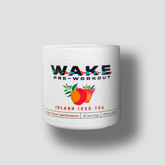 Wheyl WAKE Pre Workout ISLAND ICED TEA (324g)- 45 servings