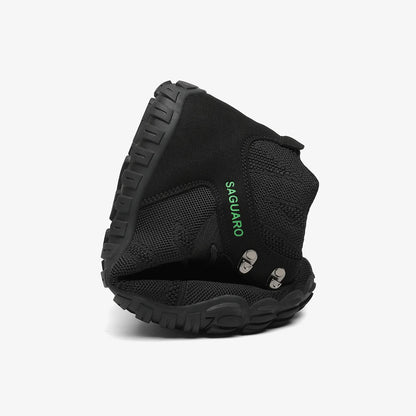 Saguaro Vitality V Barefoot Minimalist Hiking Shoes - BLACK
