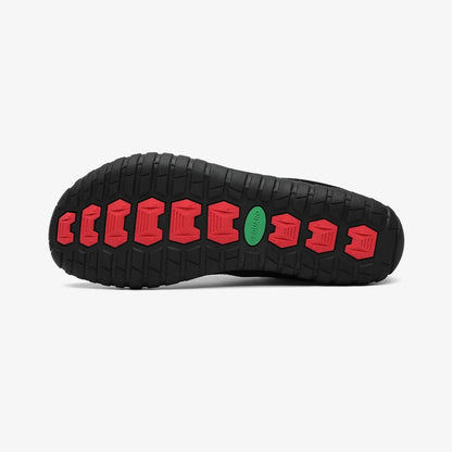 SAGUARO FORESTEP I - Barefoot Minimalist Hiking Shoes - BLACK