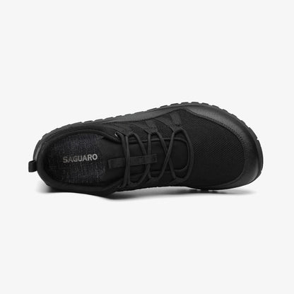 Saguaro FORESTEP I - Barefoot Minimalist Hiking Shoes - BLACK