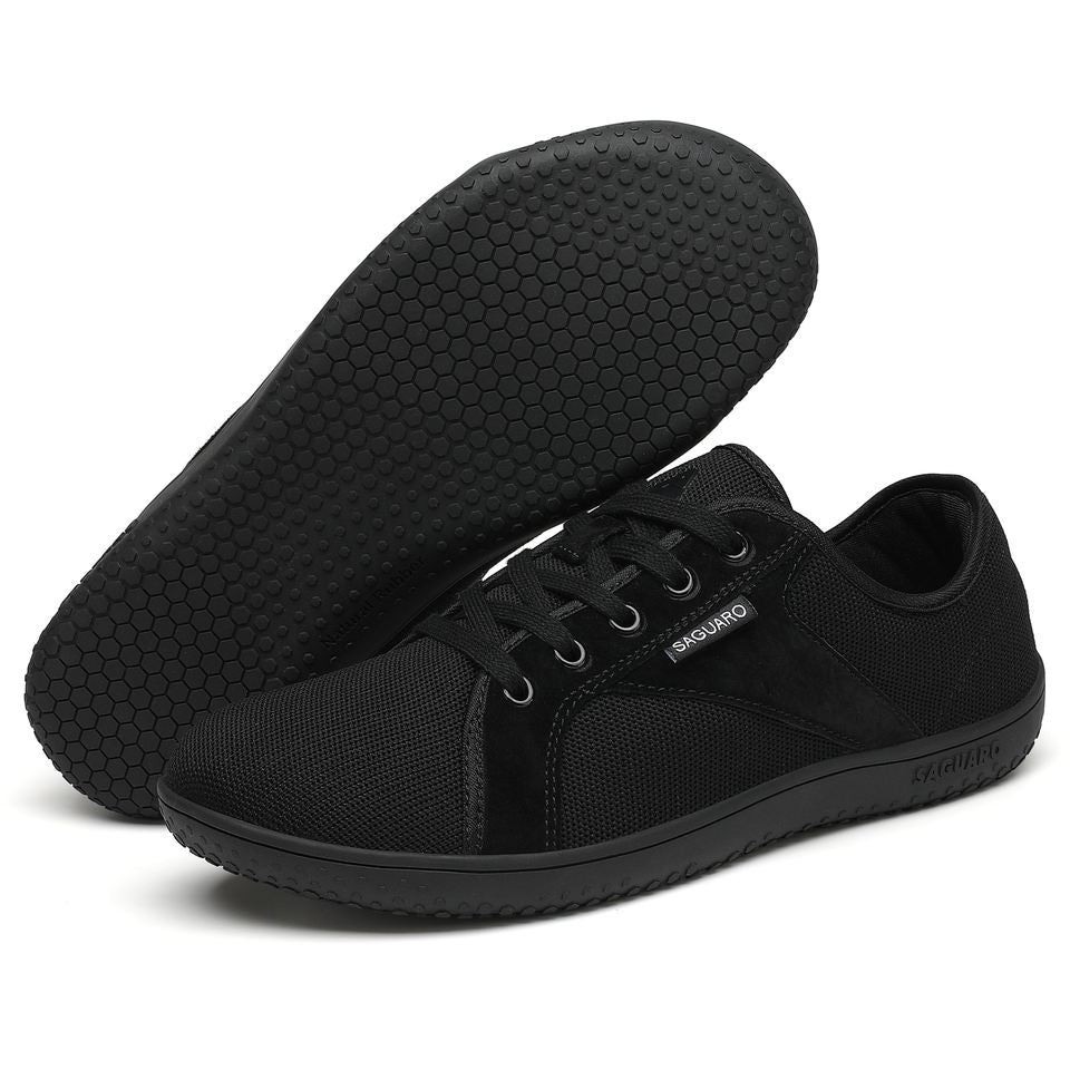 Saguaro Luck I Minimalist CASUAL Shoes (Barefoot) - BLACK