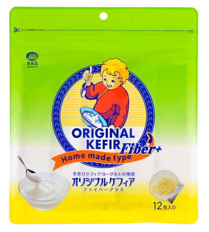 DIETARY FIBER + KEFIR YOGURT STARTER CULTURE 12 SACHETS IN 1 POUCH - 1 sachet makes 1 liter
