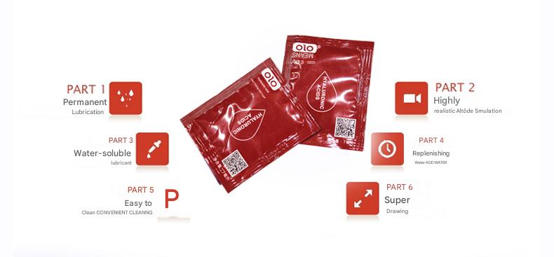 Bundle of 10 pcs - OLO Water Soluble LUBRICANT 10's x 7ML IN SACHETS
