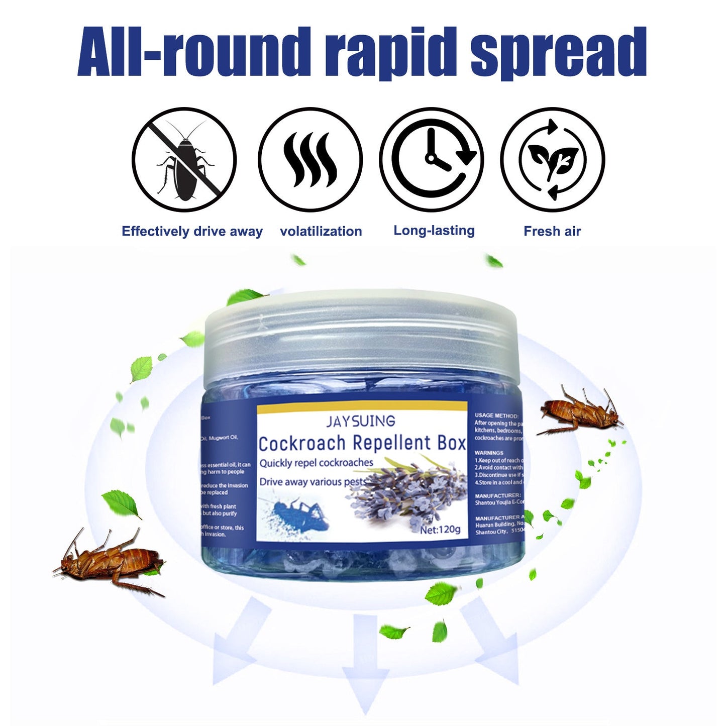 Jaysuing COCKROACH REPELLENT CREAM 120g