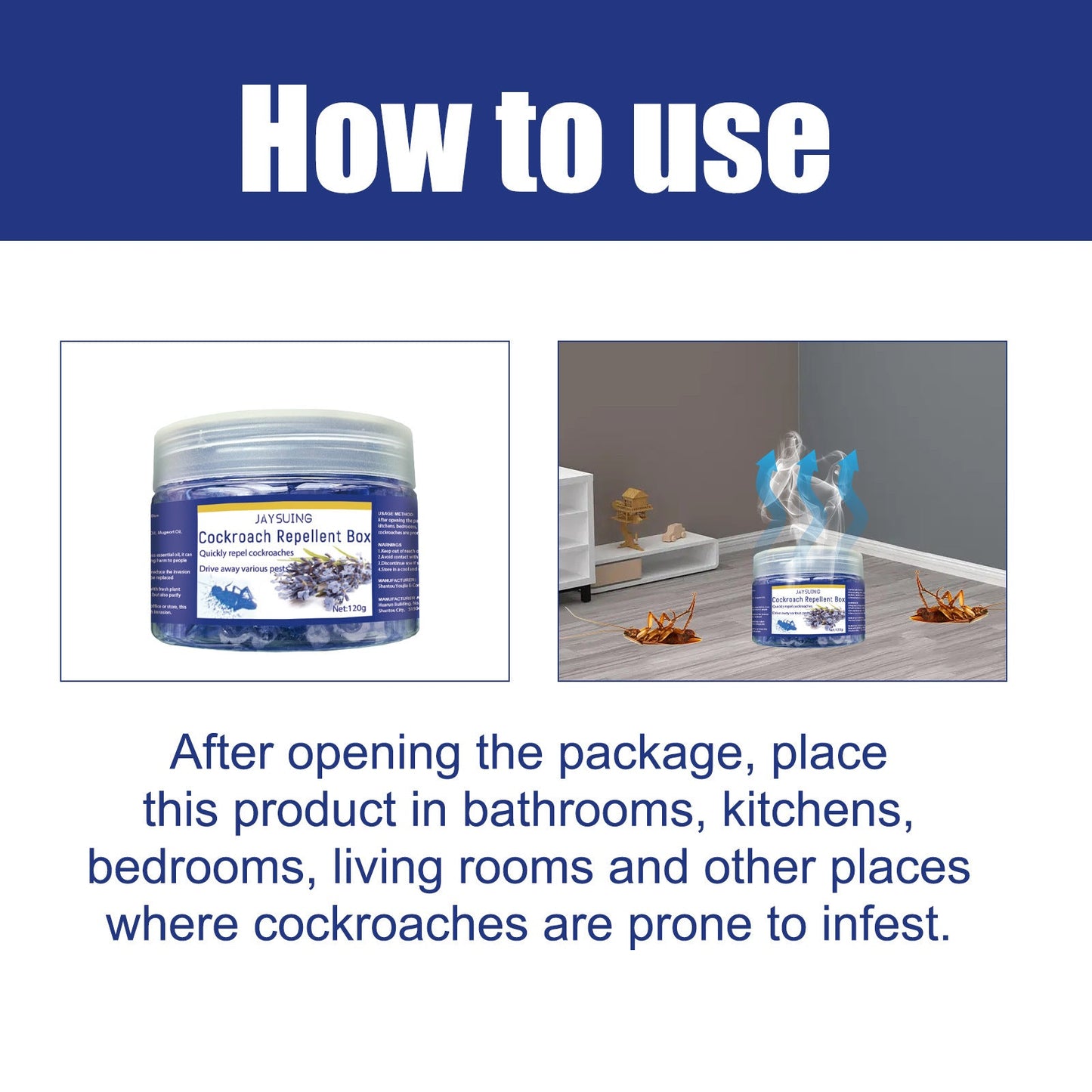 Jaysuing COCKROACH REPELLENT CREAM 120g