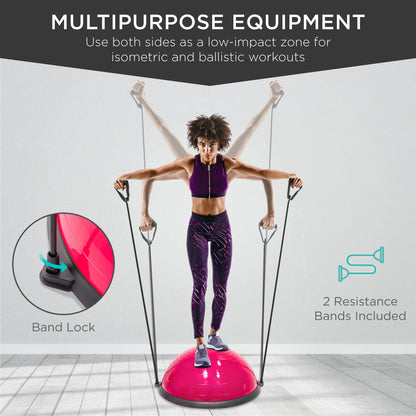 Topko Portable HALF BALL for Workouts