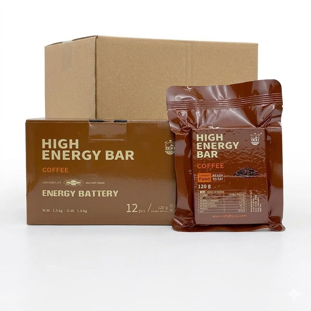 1 CASE - COFFEE High Energy Bar (9 Boxes x 12pcs) Exp. 2045 - Gives rapid energy source!