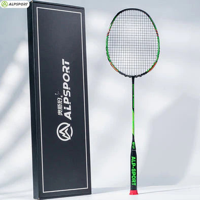 ALPSPORT SR 9U/G5 24-35Lbs Double-edged Carbon Fiber Badminton Racket