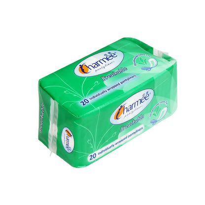 1 CASE - Charmee Pantyliner Breathable Deodorizing Green Tea (20's x 24 packs)