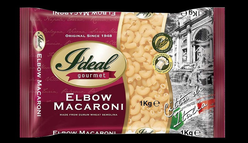 1 CASE - IDEAL GOURMET PASTA Elbow Macaroni 1KG (12 pcs)