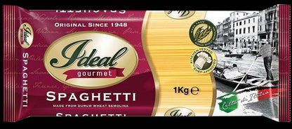 1 CASE - Ideal Gourmet Pasta SPAGHETTI 1kg x 15 packs