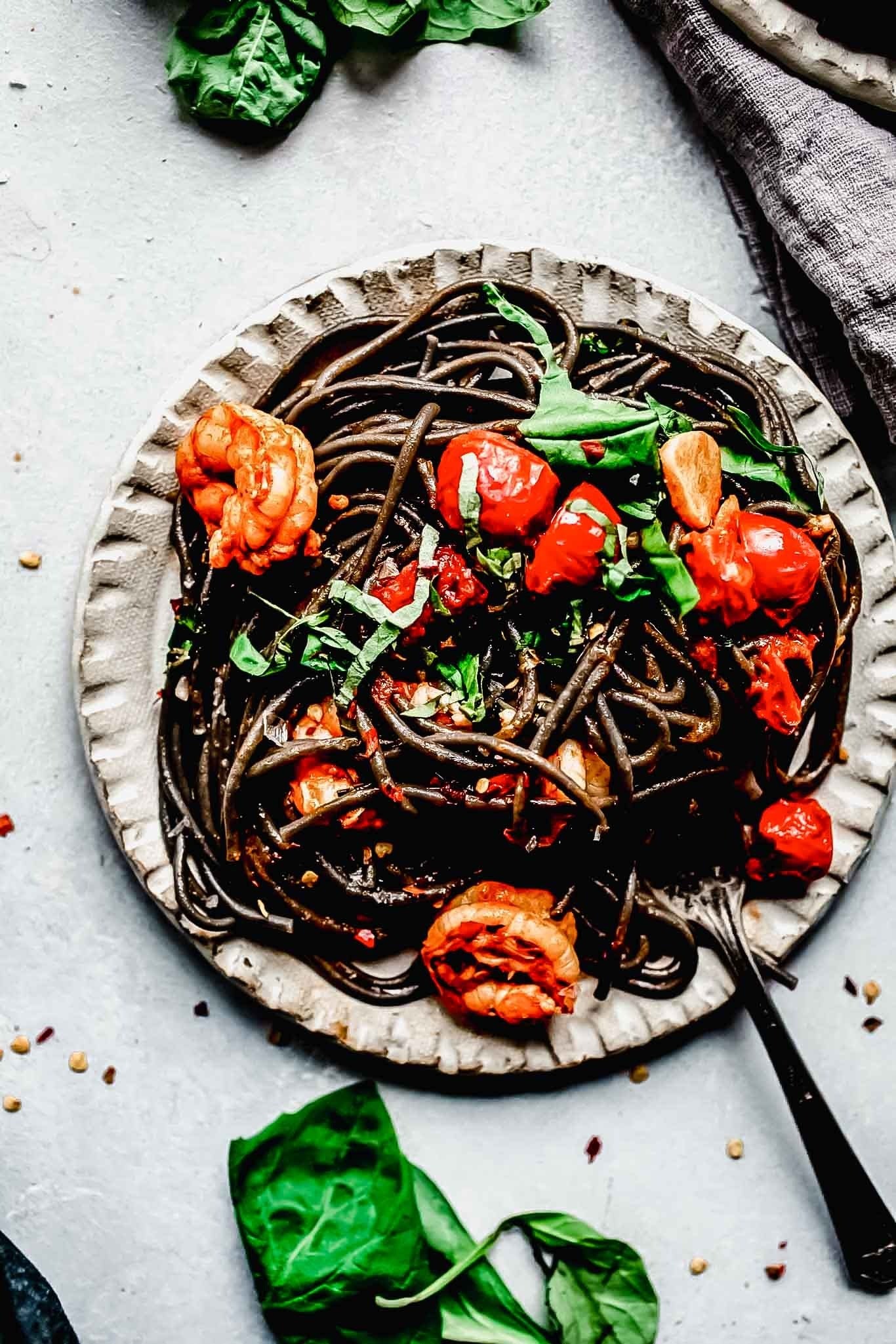 1 CASE - Ideal Gourmet Pasta SQUID INK SPAGHETTI 500g x 12 packs
