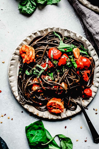 1 CASE - Ideal Gourmet Pasta SQUID INK SPAGHETTI 500g x 12 packs