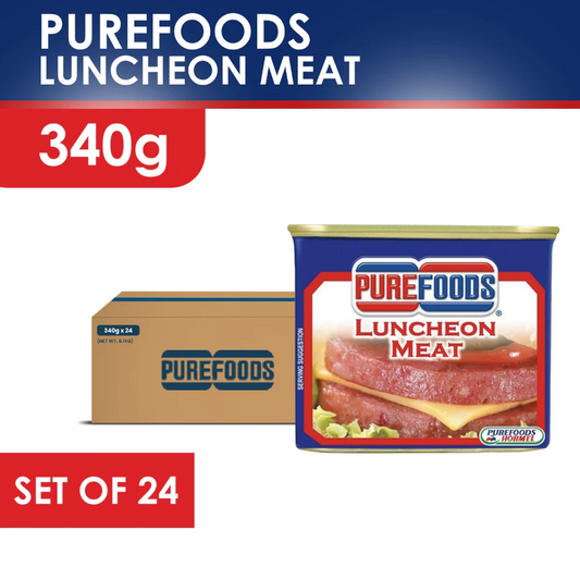 1 CASE - PUREFOODS Luncheon Meat (340g x 24cans)