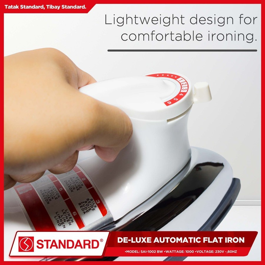 STANDARD DELUXE AUTOMATIC IRON 1000W - BLACK