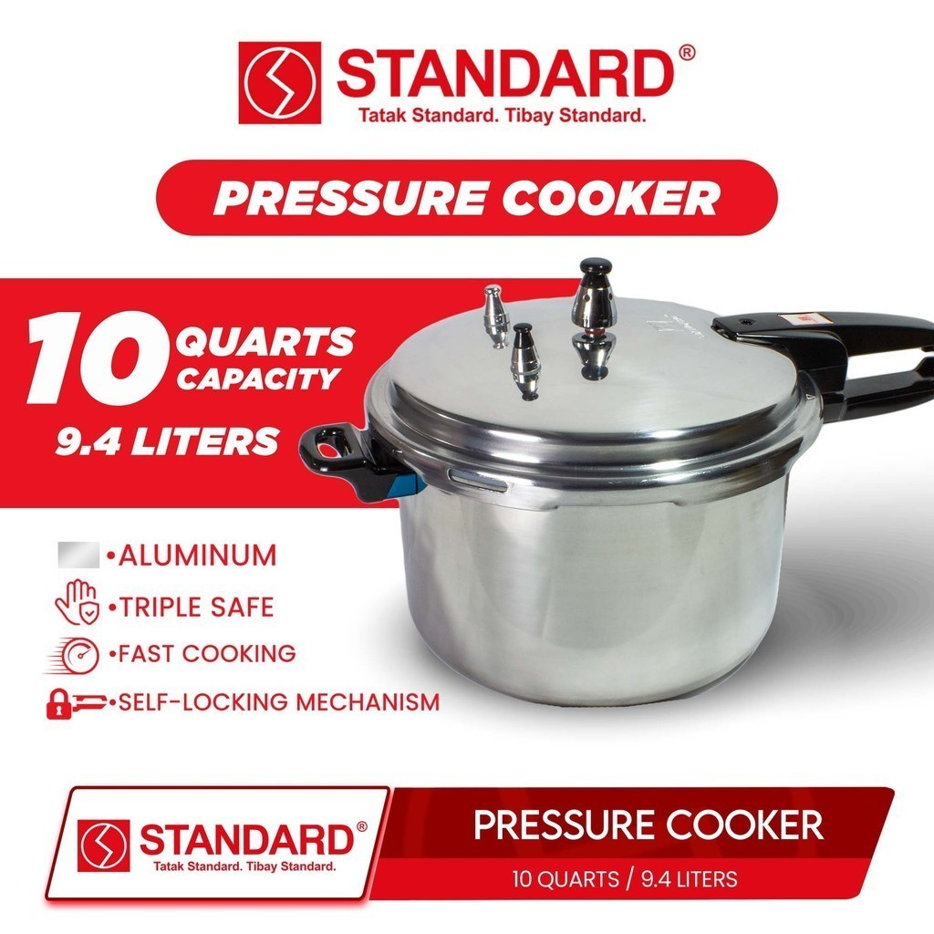STANDARD PRESSURE COOKER 10 Quarts 9.4L