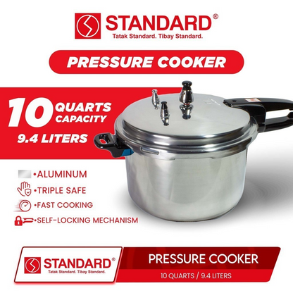 STANDARD PRESSURE COOKER 10 Quarts 9.4L