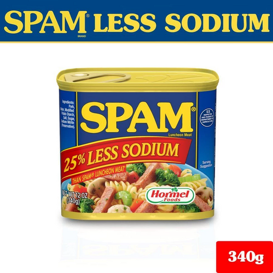 1 CASE - SPAM® Less Sodium (340g x 12)