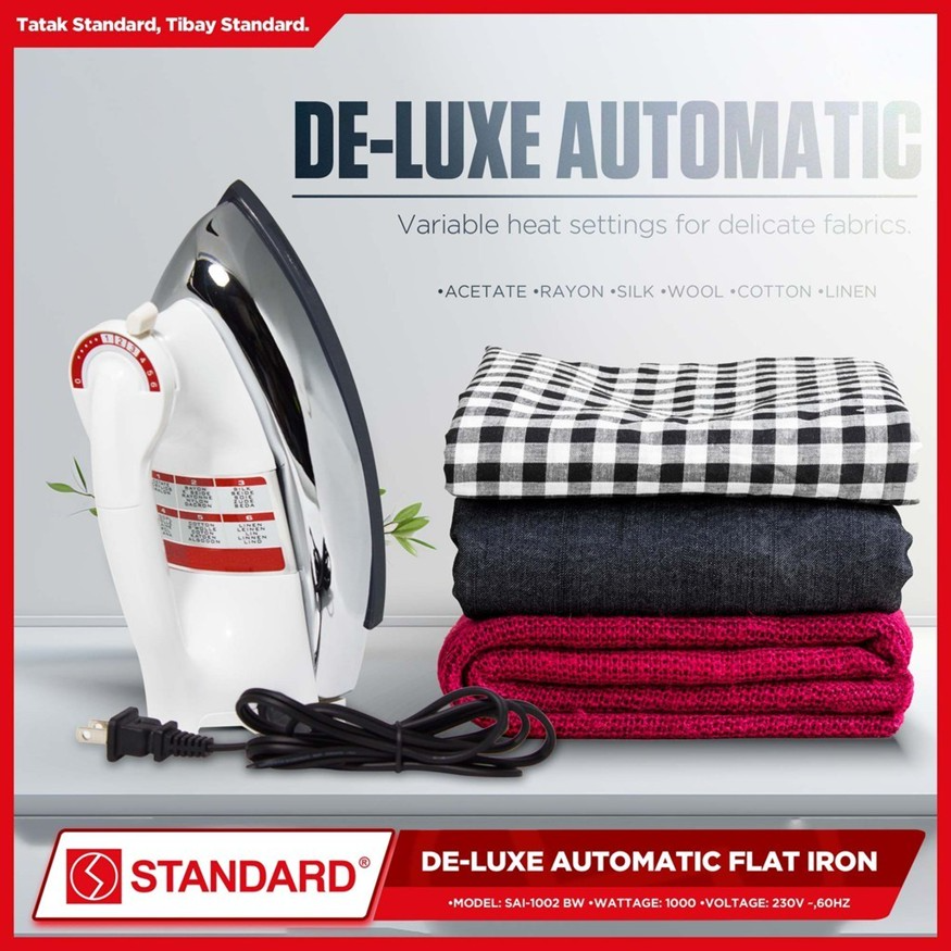 STANDARD DELUXE AUTOMATIC IRON 1000W - BLACK