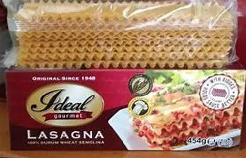 1 CASE - Ideal Gourmet Pasta LASAGNA 454g x 12packs