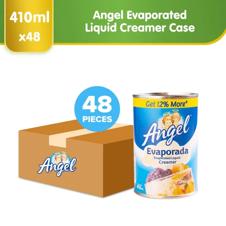 Angel Evaporated Liquid Creamer 410ml x 48pcs (1 Case)