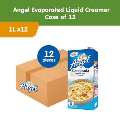 Angel Evaporated Liquid Creamer 1 Liter x 12pcs (1 Case)