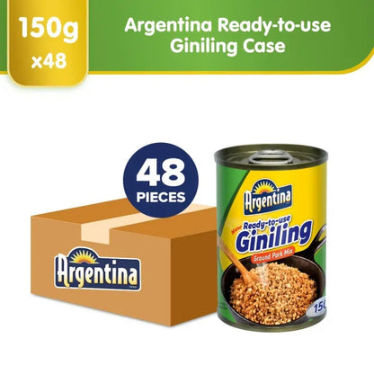 Argentina Ready-to-use Giniling Ground Pork Mix 150g x 48pcs (1 CASE)- No Preservatives